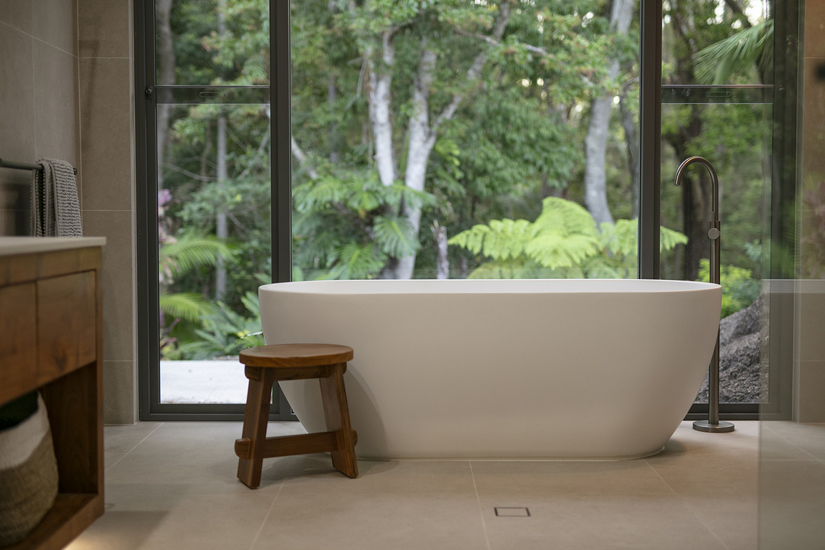 74 Anning Rd Bathroom - Modern Freestanding Bath