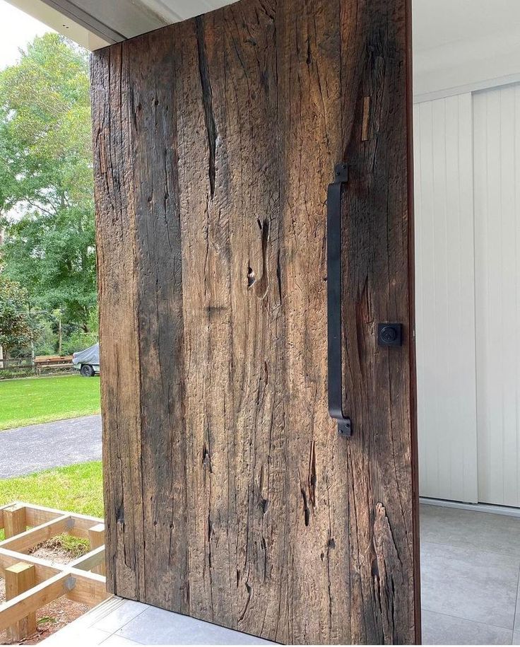 Recycled Timber Front Entry Door