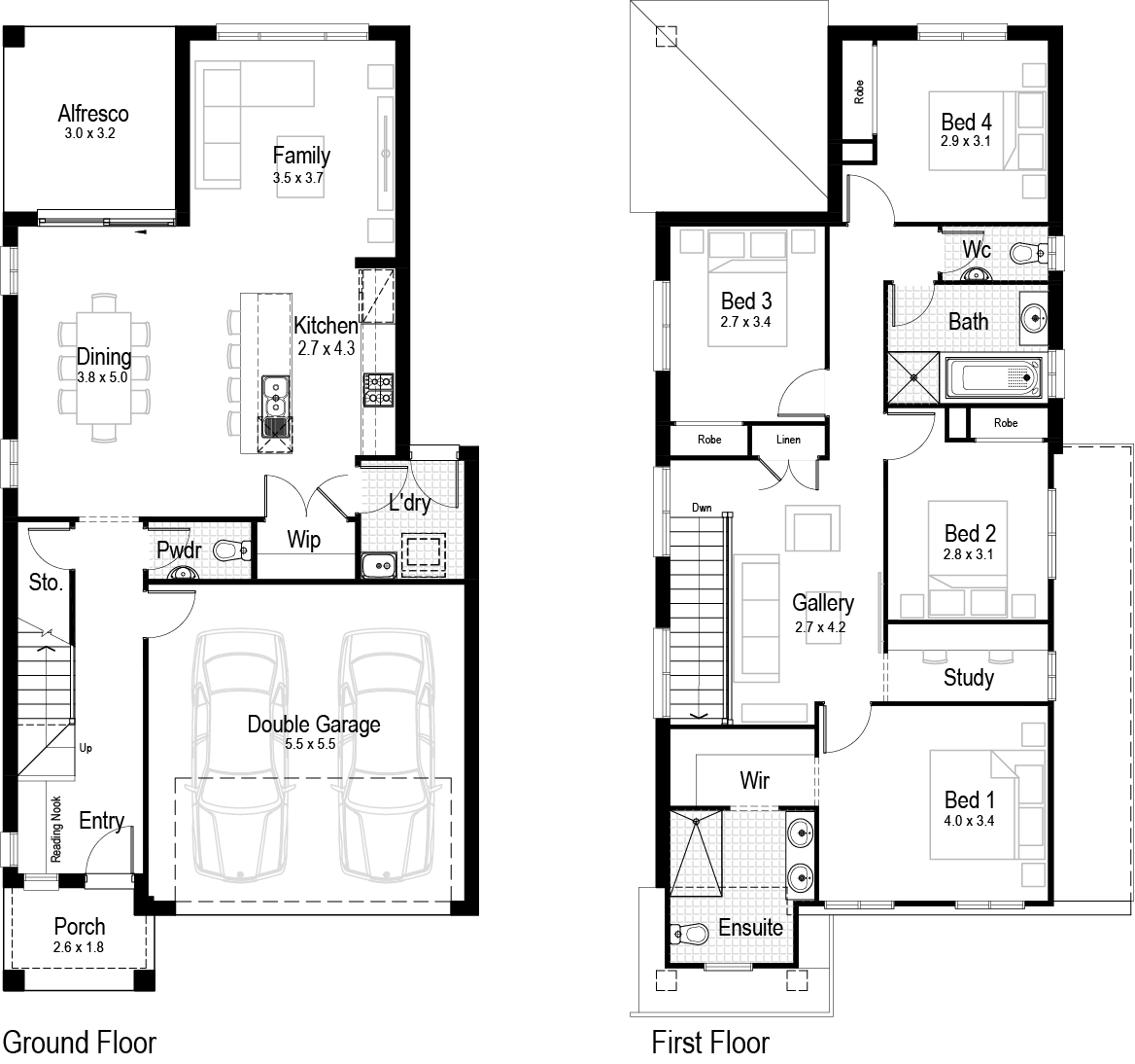 Carolina 24 Home Design Floor Plan