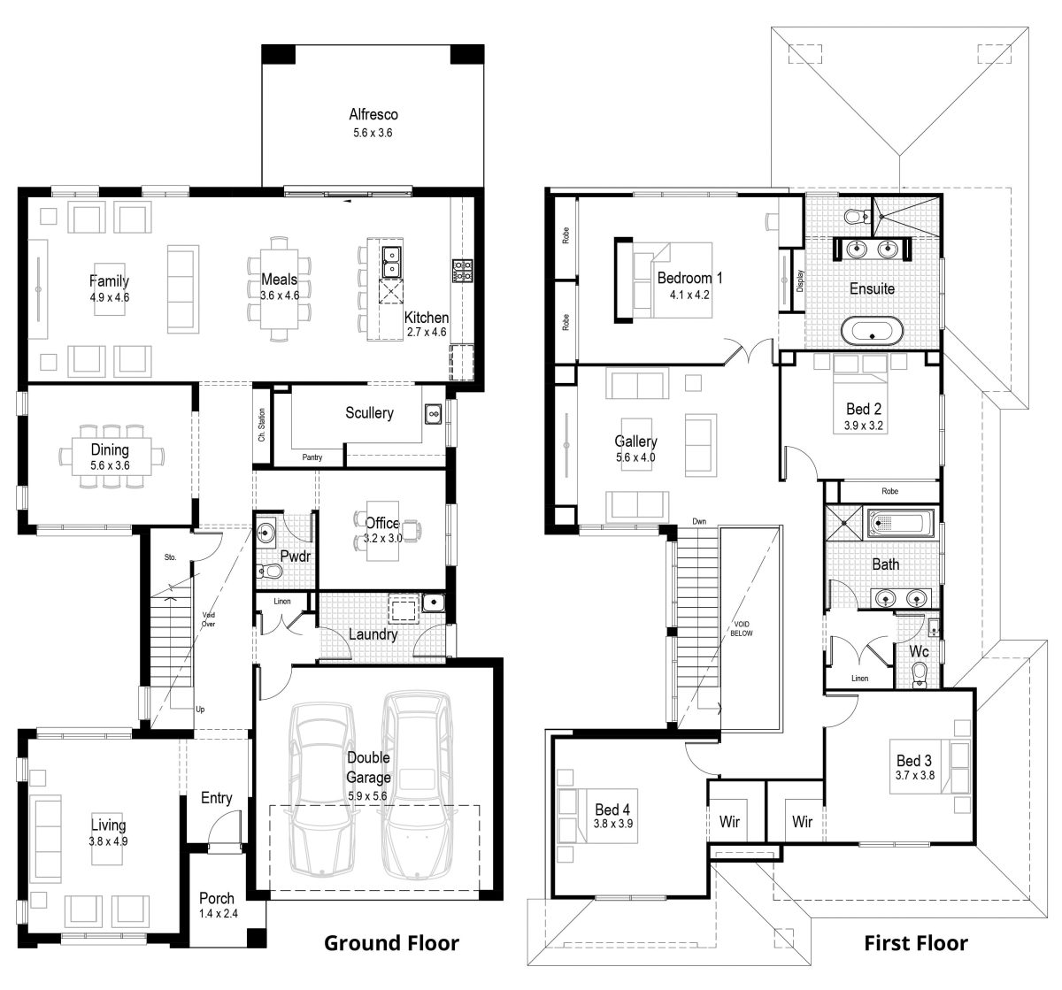 Champagne 41 Home Design Floor Plan