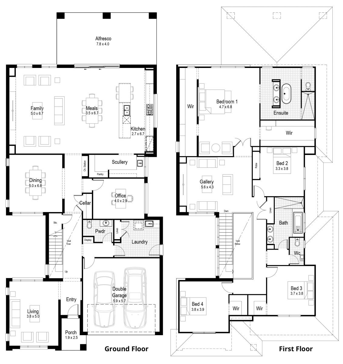 Champagne 50 Home Design Floor Plan