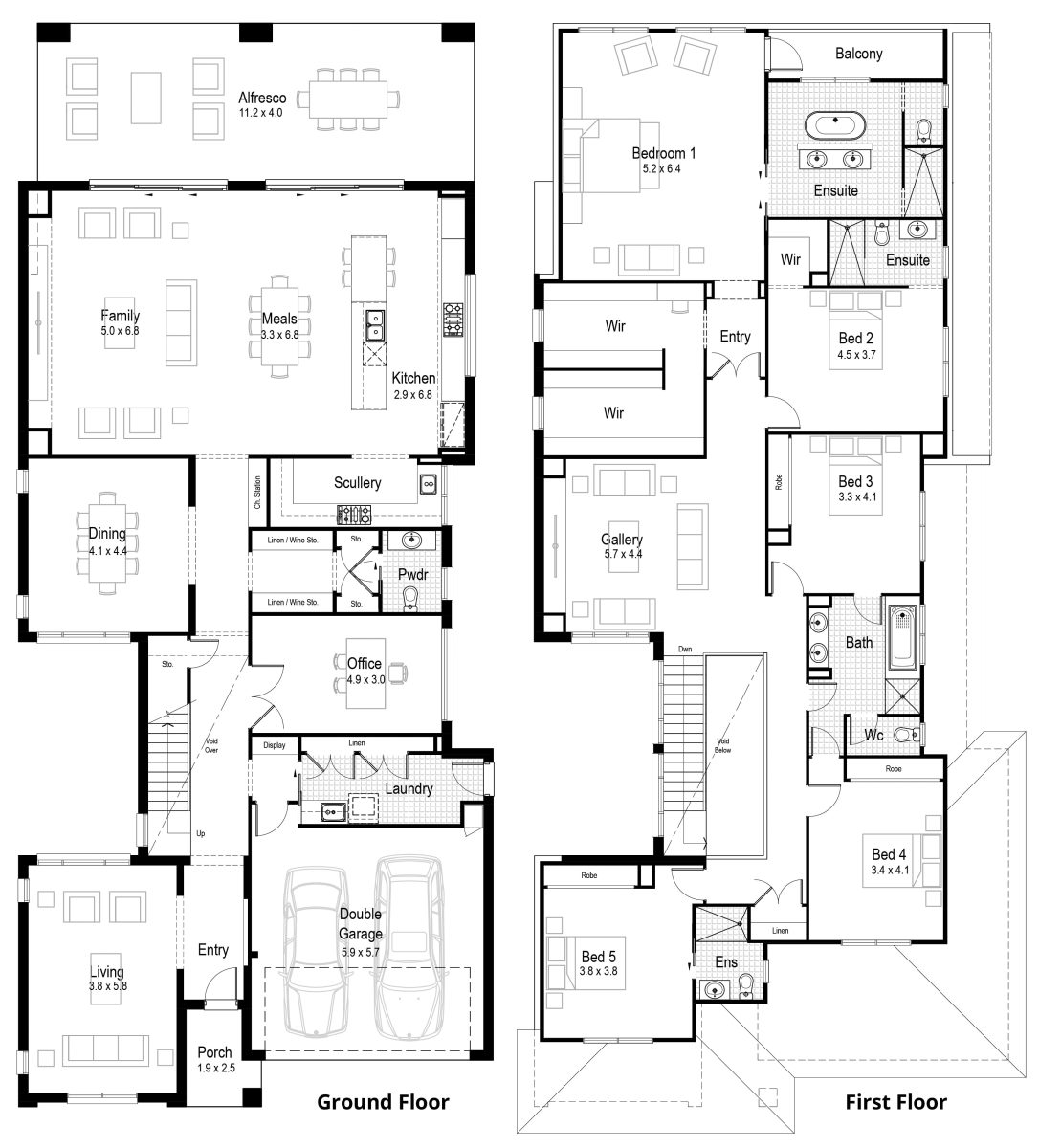 Champagne 58 Home Design Floor Plan