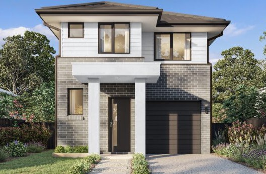 Classic Facade Narrow Single Garage 2 Stry V2 Cropped