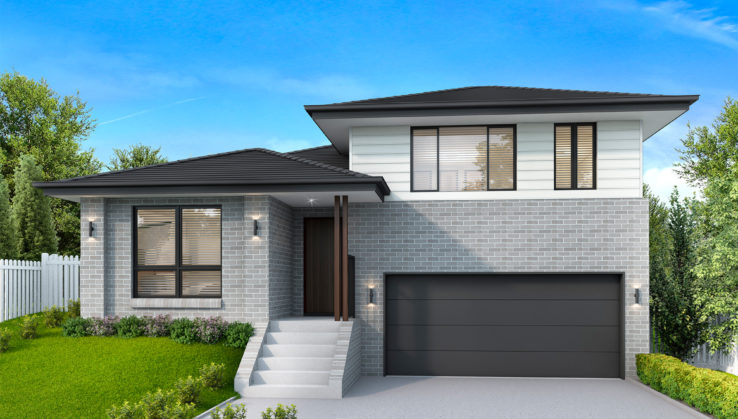 Classic Facade Split Level Cobalt 738x419