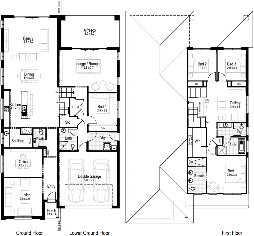 Cobalt 36 Classic Floorplan
