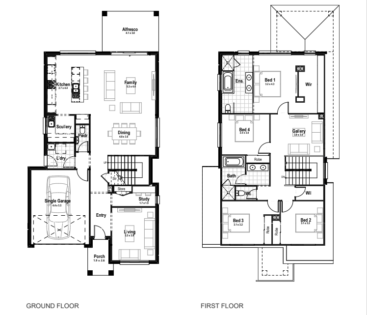 Emerald 28 Home Design Floor Plan