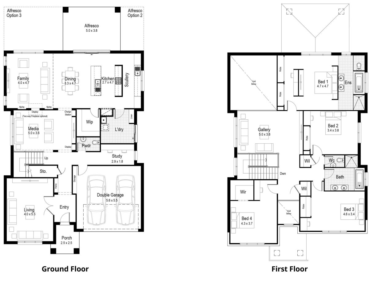 Emerald 44 Home Design Floor Plan