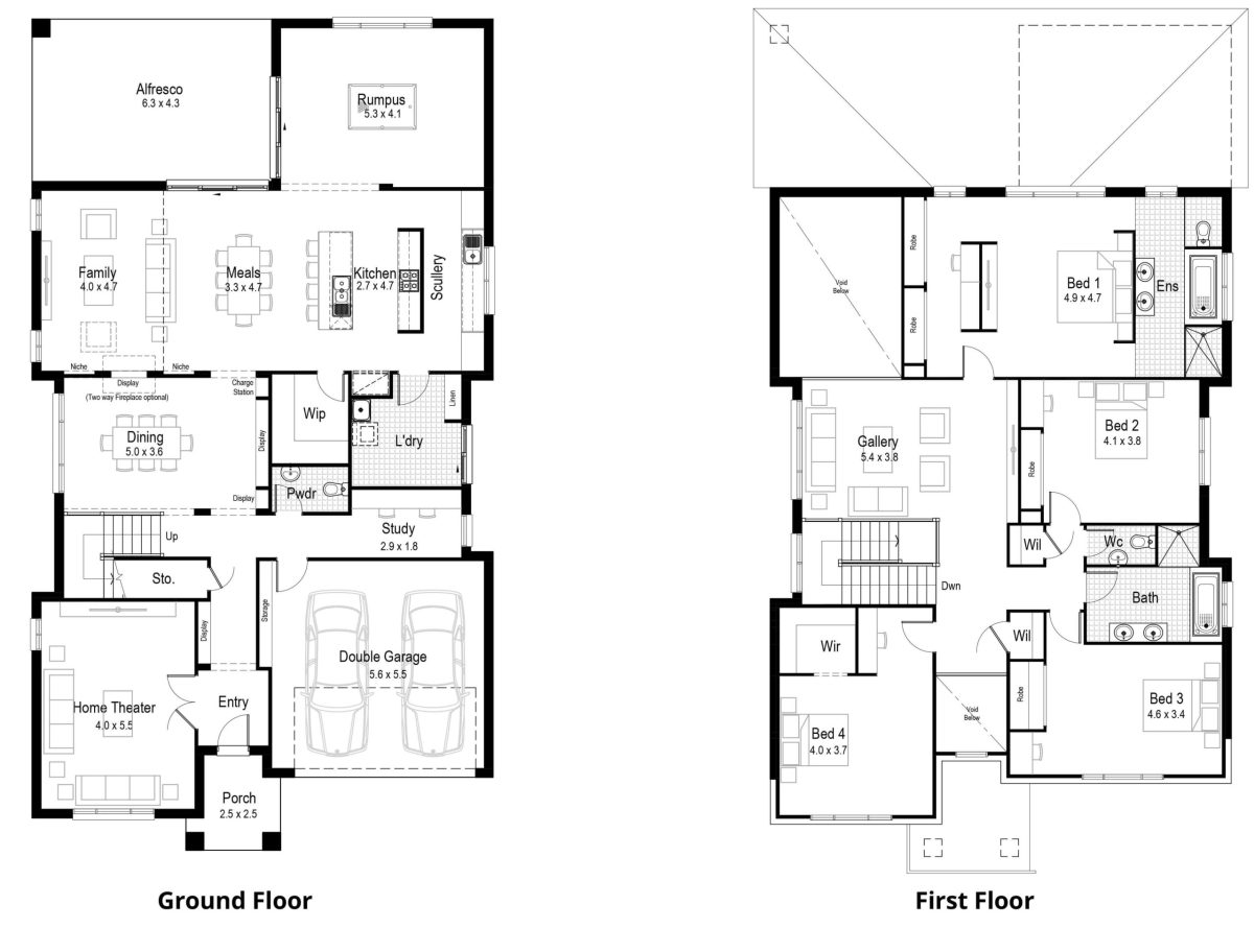 Emerald 47 Home Design Floor Plan