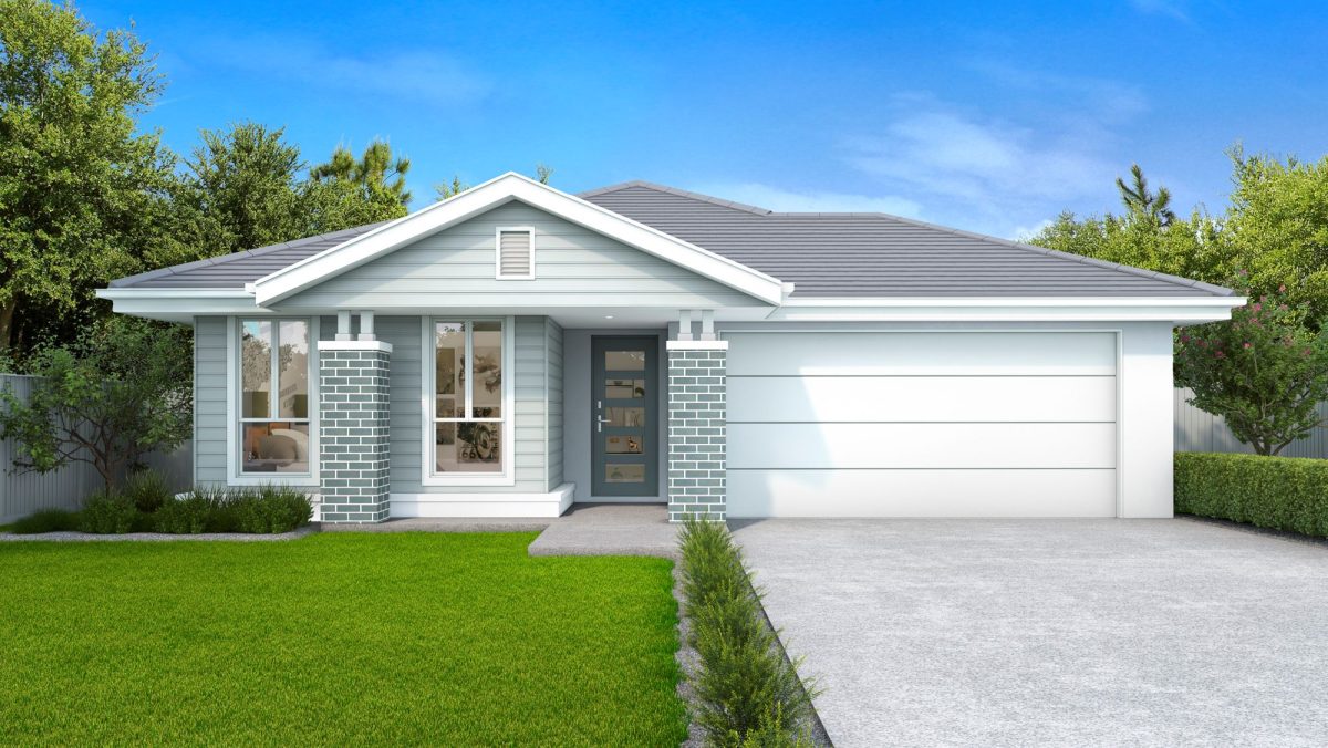 Hamptons Facade (single Storey) Typical Width Lot