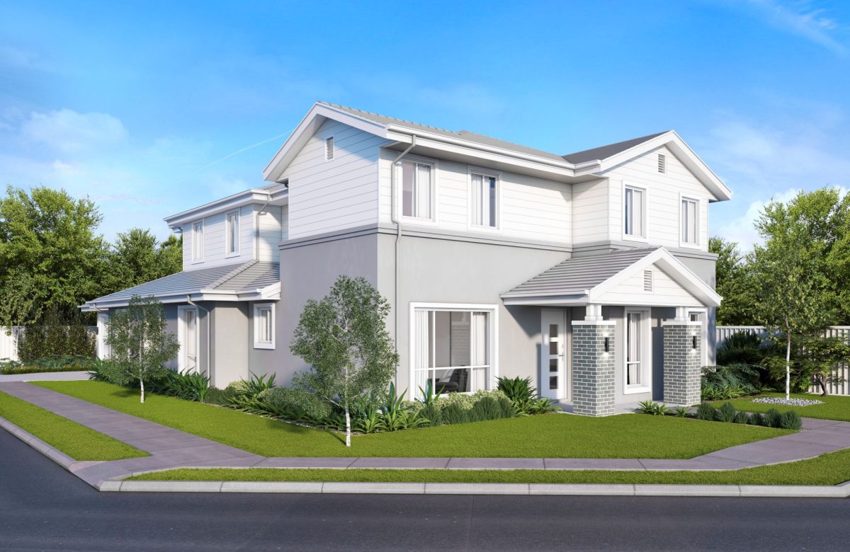 Hamptons Mk Ii Front & Side Facade (h2) Double Storey No Balcony Min