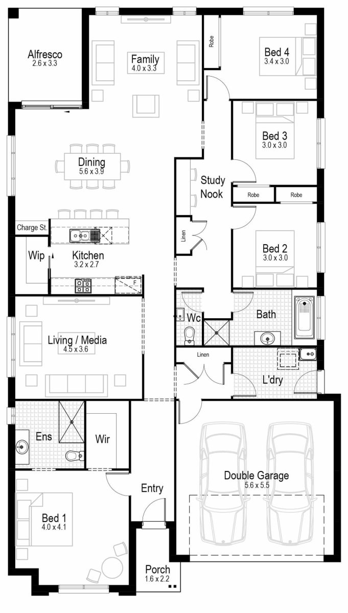 Ivory 25 Home Design Floor Plan