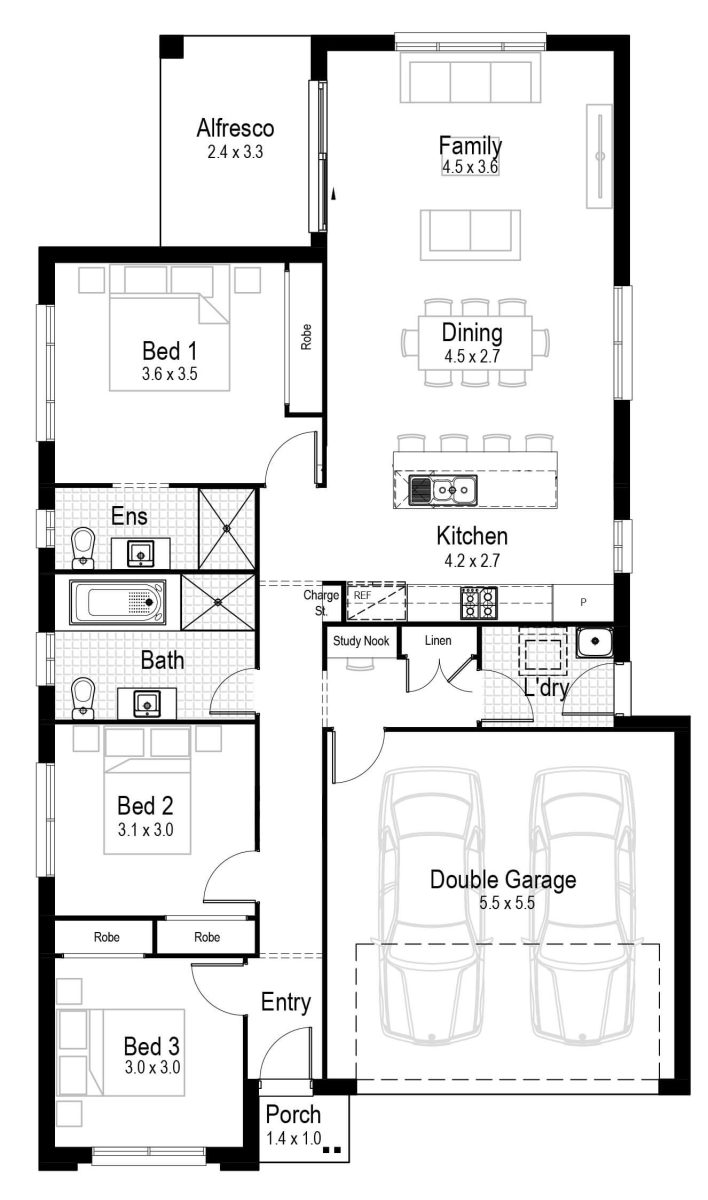 Jasper 17 Home Design Floor Plan