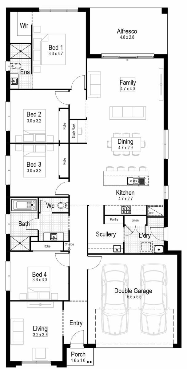 Jasper 24 Home Design Floor Plan