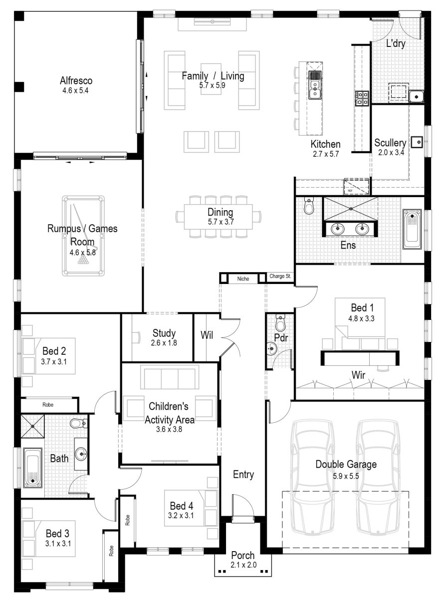 Magenta 36 Home Design Floor Plan