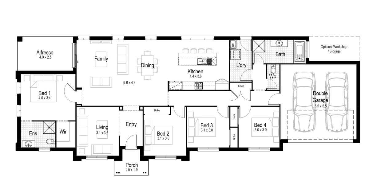 Mulberry 22 Home Design Floor Plan