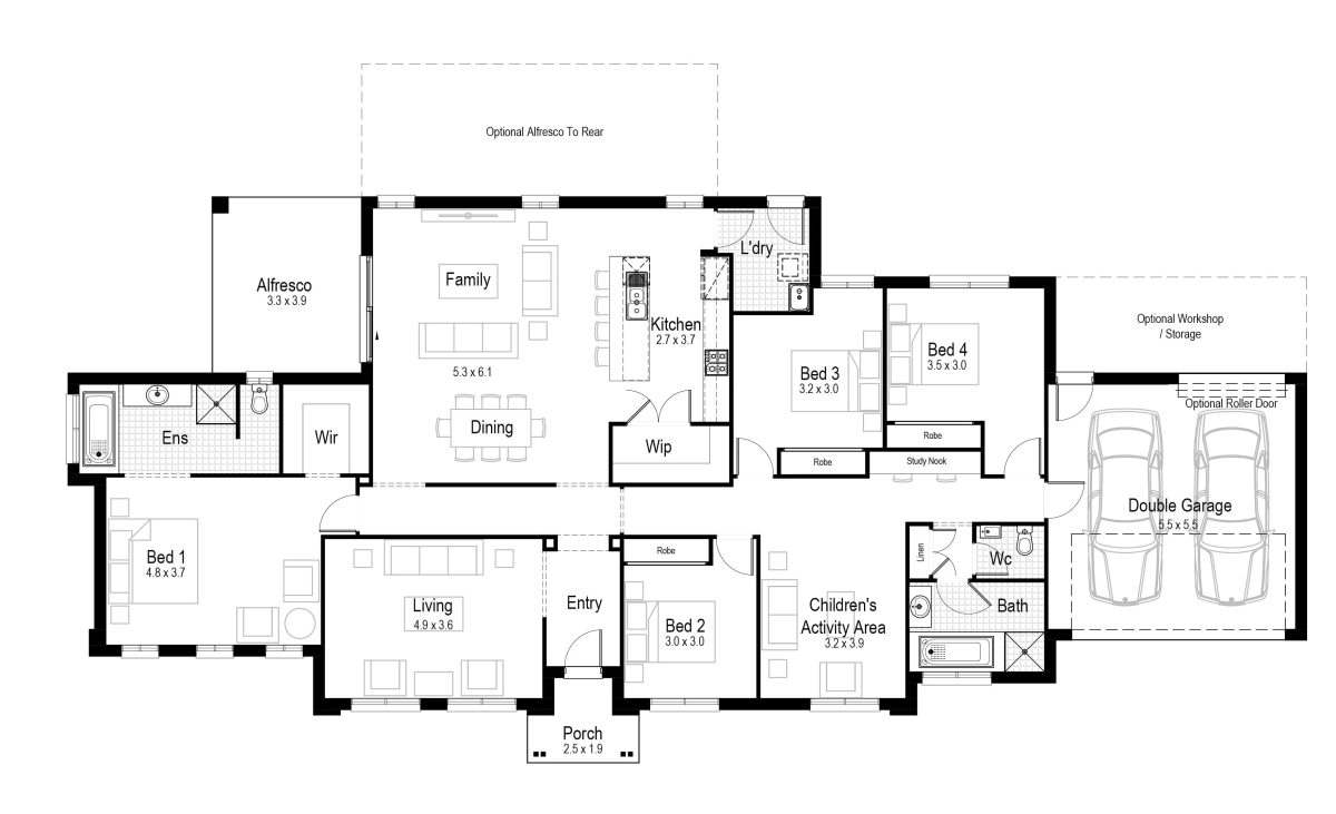 Mulberry 28 Home Design Floor Plan