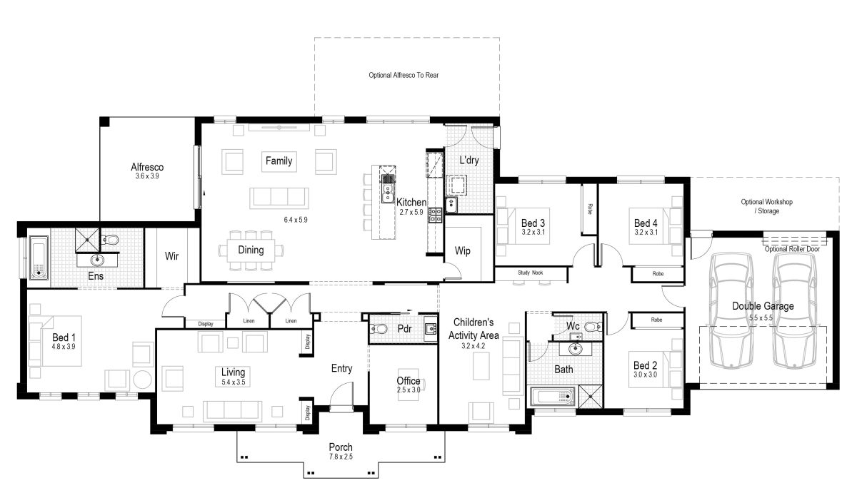 Mulberry 33 Home Design Floor Plan