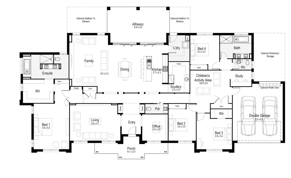 Mulberry 39 Home Design Floor Plan