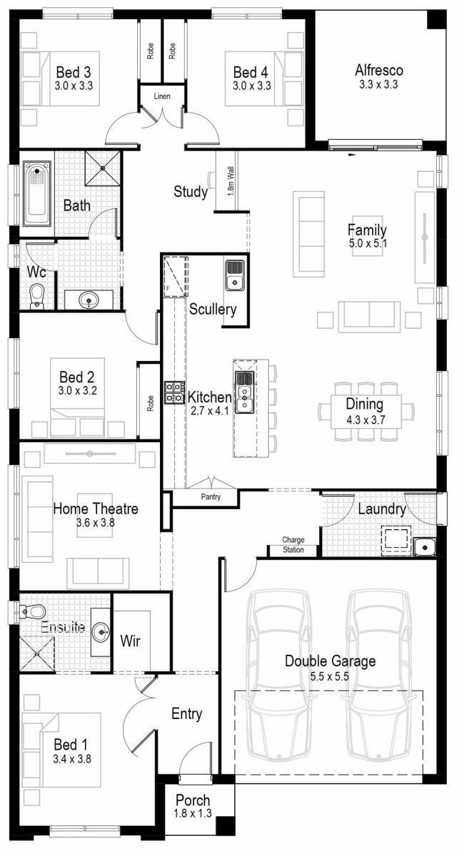 Quartz 25 Home Design Floor Plan