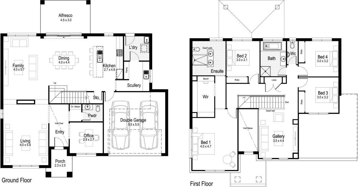 Rose 34 Home Design Floor Plan