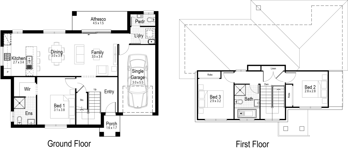 Robin 5 Home Design Floor Plan