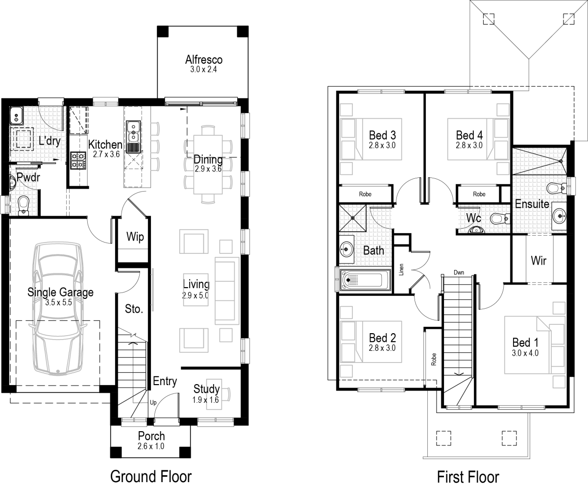 Robin 8 Home Design Floor Plan