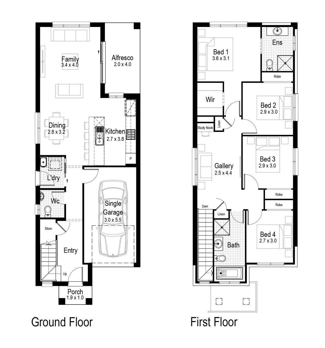 Ruby 19 Home Design Floor Plan