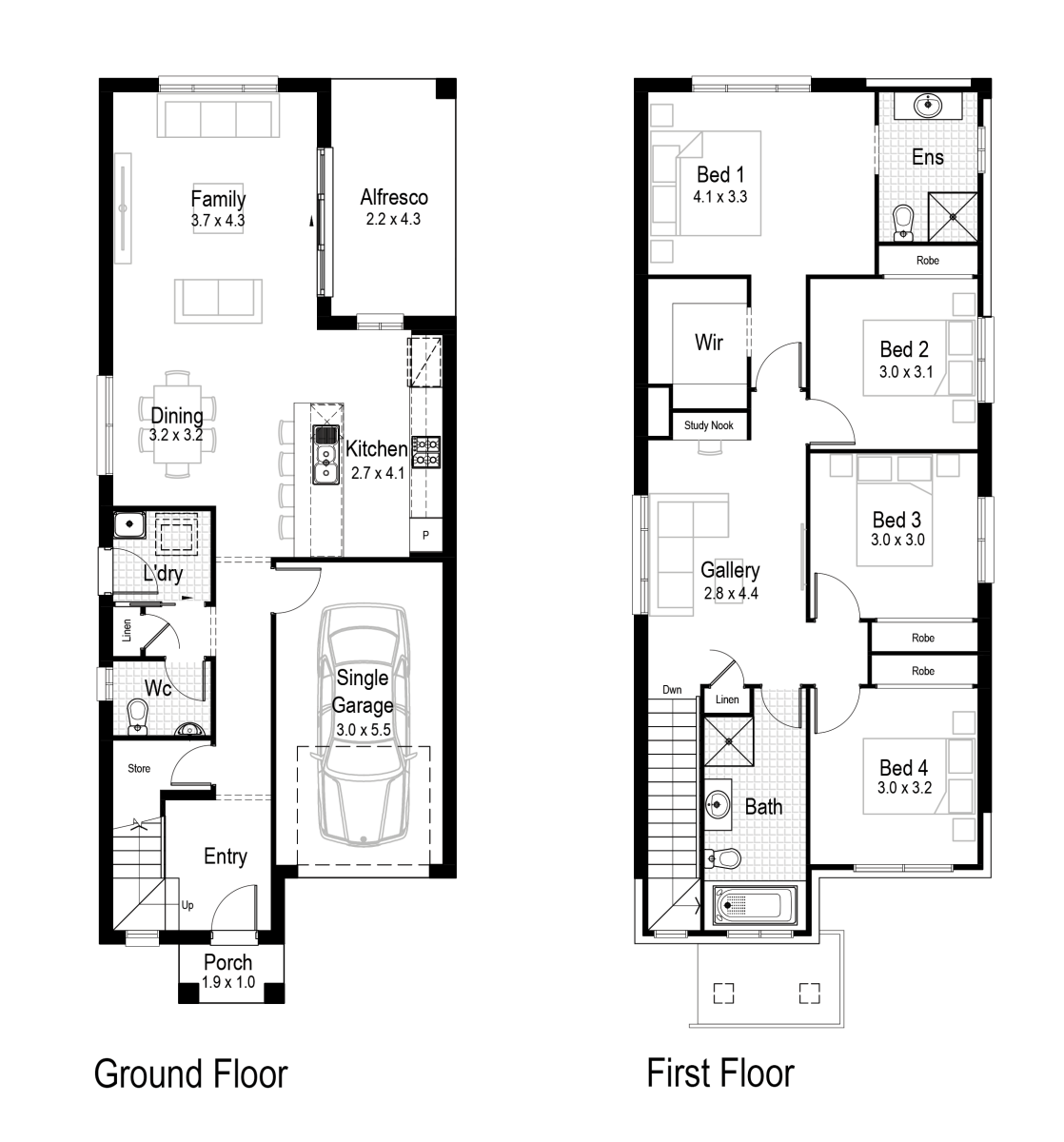 Ruby 21 Home Design Floor Plan