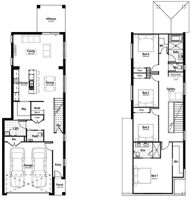 Sabel 28 Floorplans