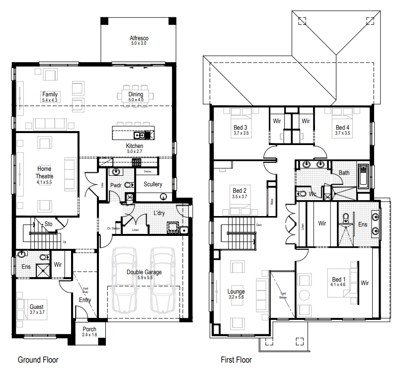 Tangerine 41 Home Design Floor Plan