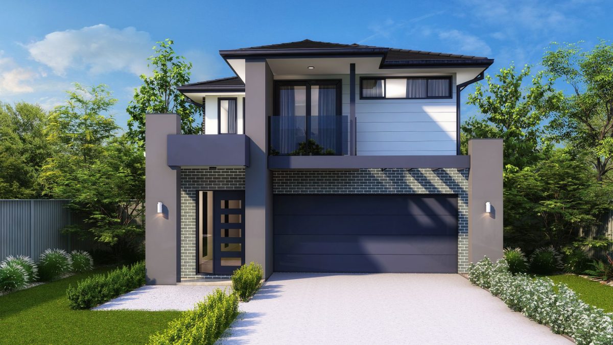 Turquoise & Carolina Sierra Facade (2 Stry) Min