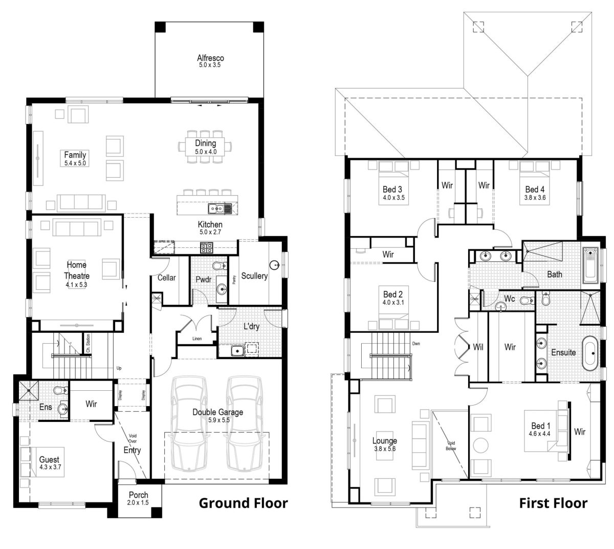 Tangerine 44 Home Design Floor Plan