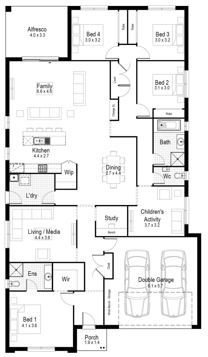 Topaz 29 Home Design Floor Plan