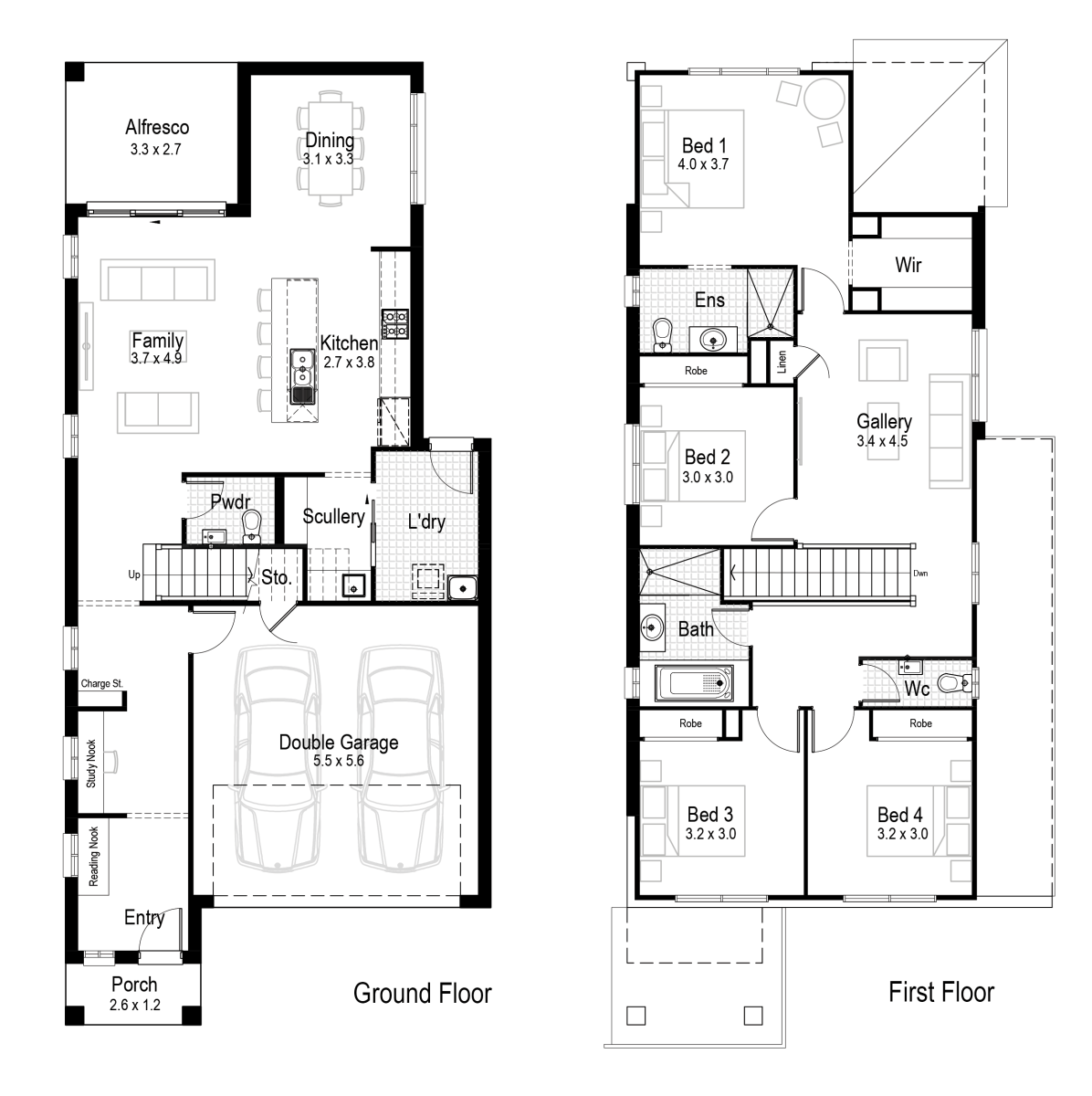 Turquoise 25 Home Design Floor Plan