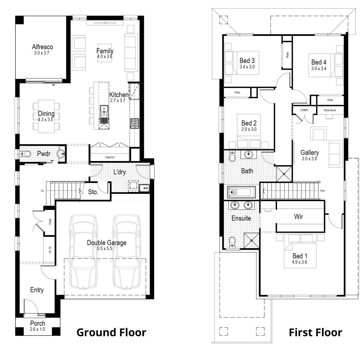 Turquoise 26 Home Design Floor Plan
