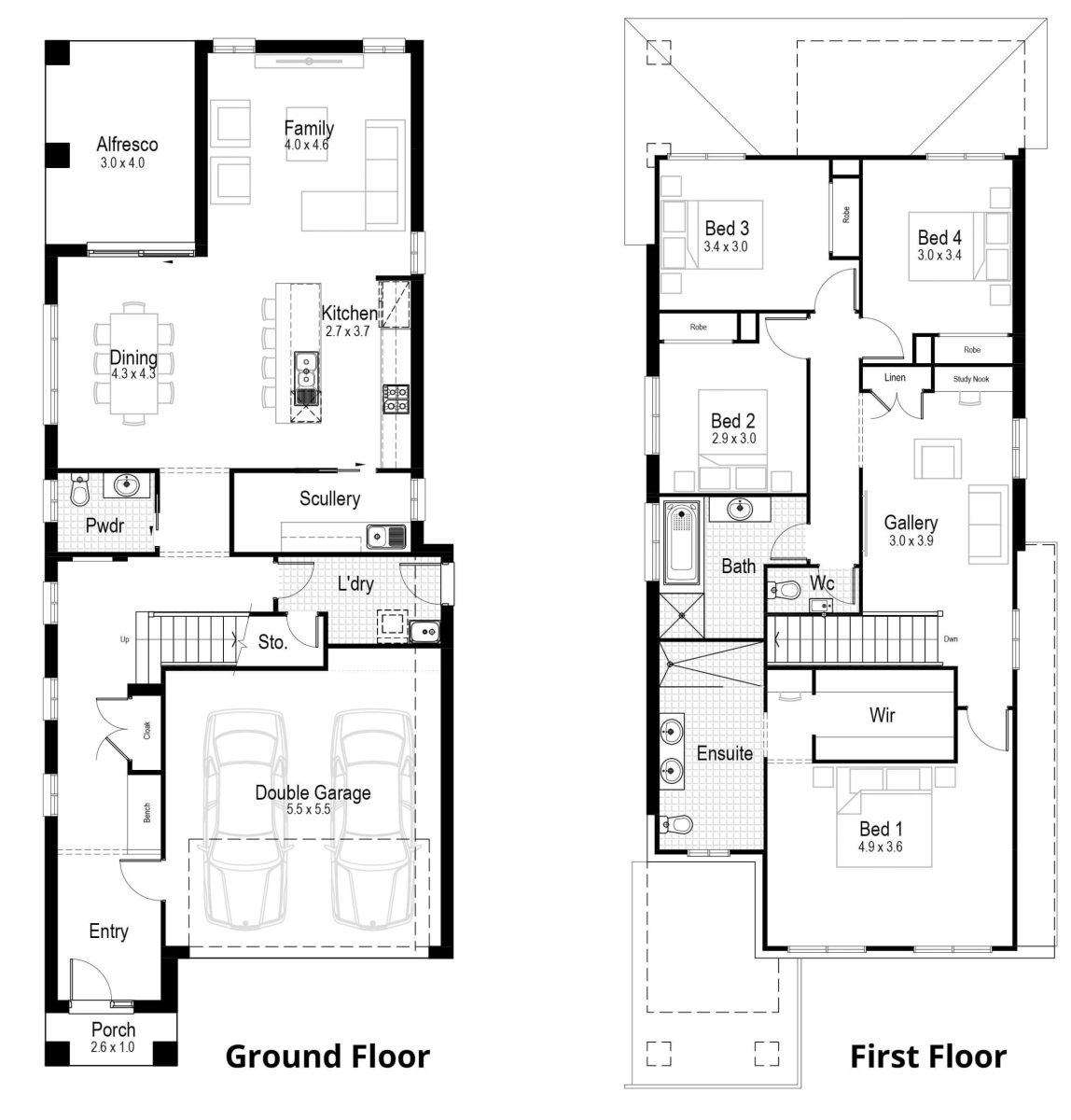 Turquoise 28 Home Design Floor Plan