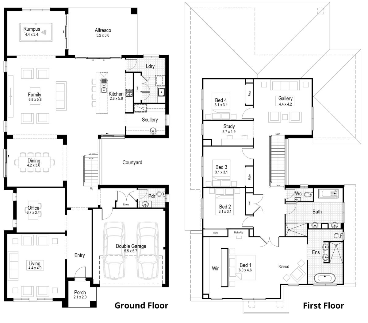 Viridian 43 Home Design Floor Plan
