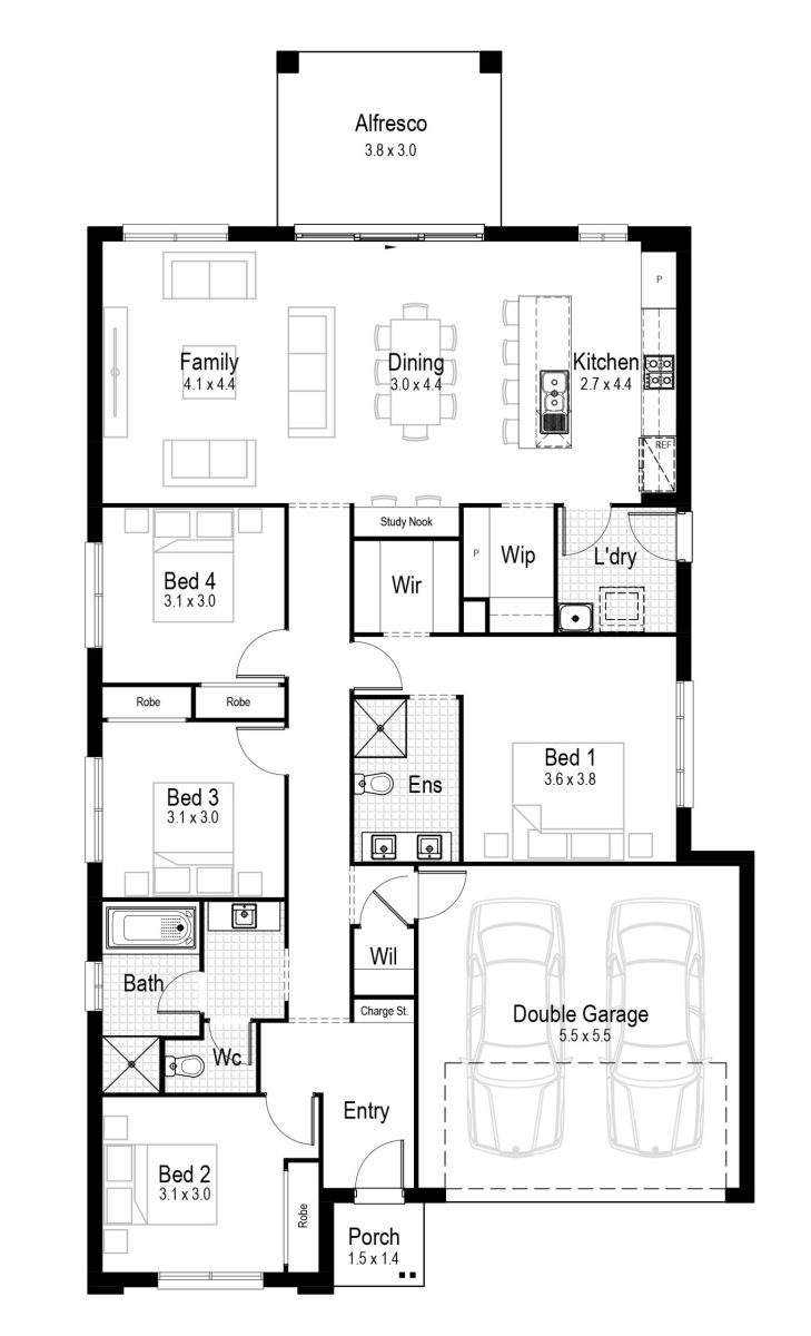Onyx 21 Home Design Floor Plan