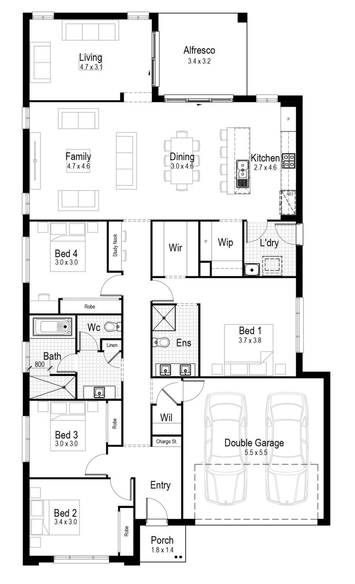 Onyx 24 Home Design Floor Plan