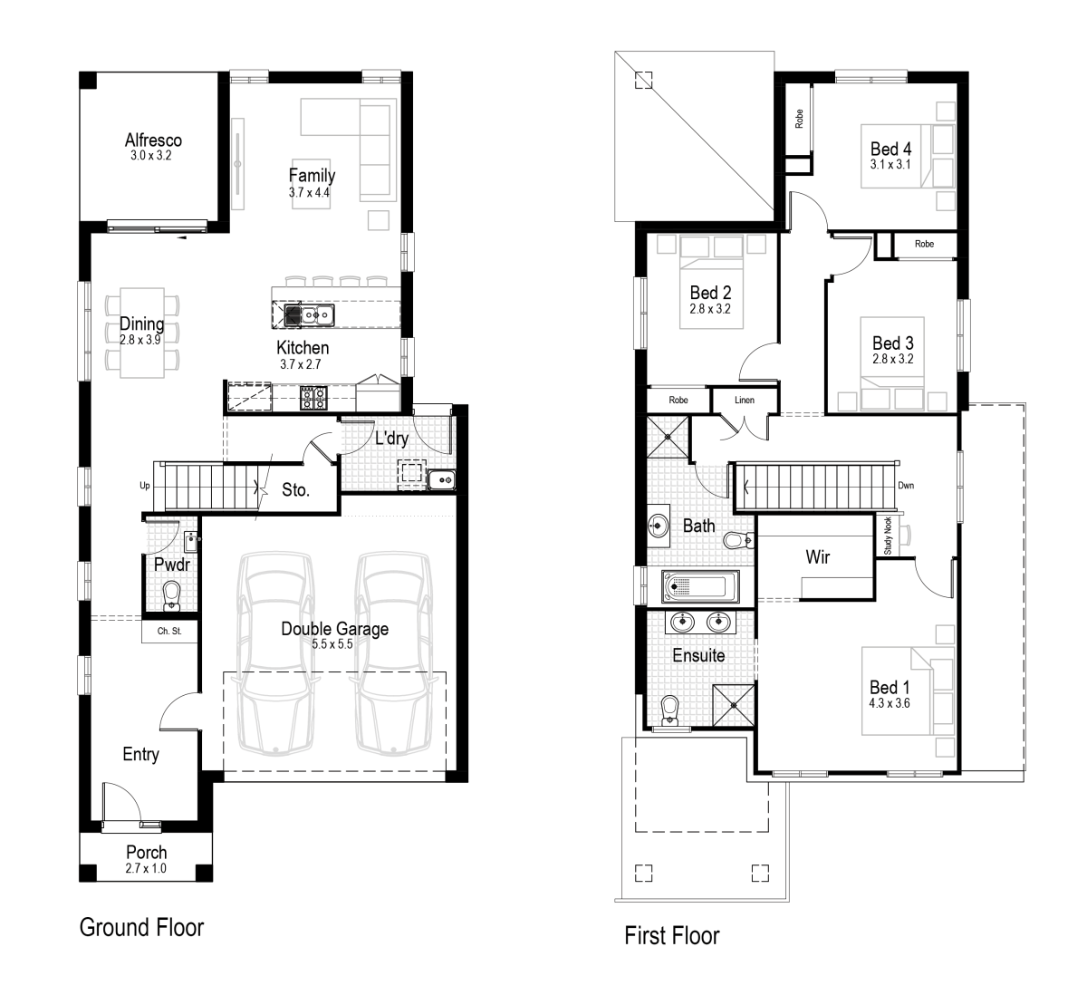 Turquoise 24 Home Design Floor Plan