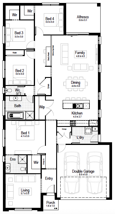 Charcoal 24 Floor Plan