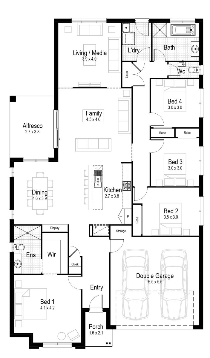 Crimson 24 Home Design Floor Plan
